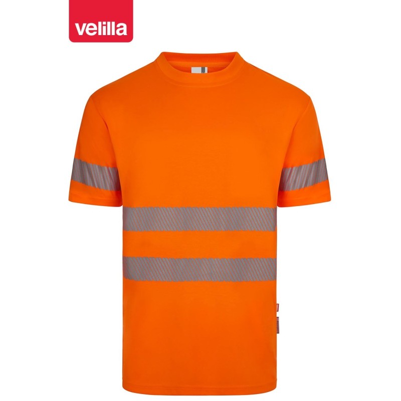 305632 Short sleeve recycled polyester T-shirt with segmented tape