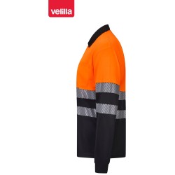 305535 Two-Tone polo shirt z poliestru z recyklingu